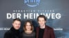 Das Hauptdarsteller-Trio von „Der Heimweg“ bei der Premiere in Berlin.