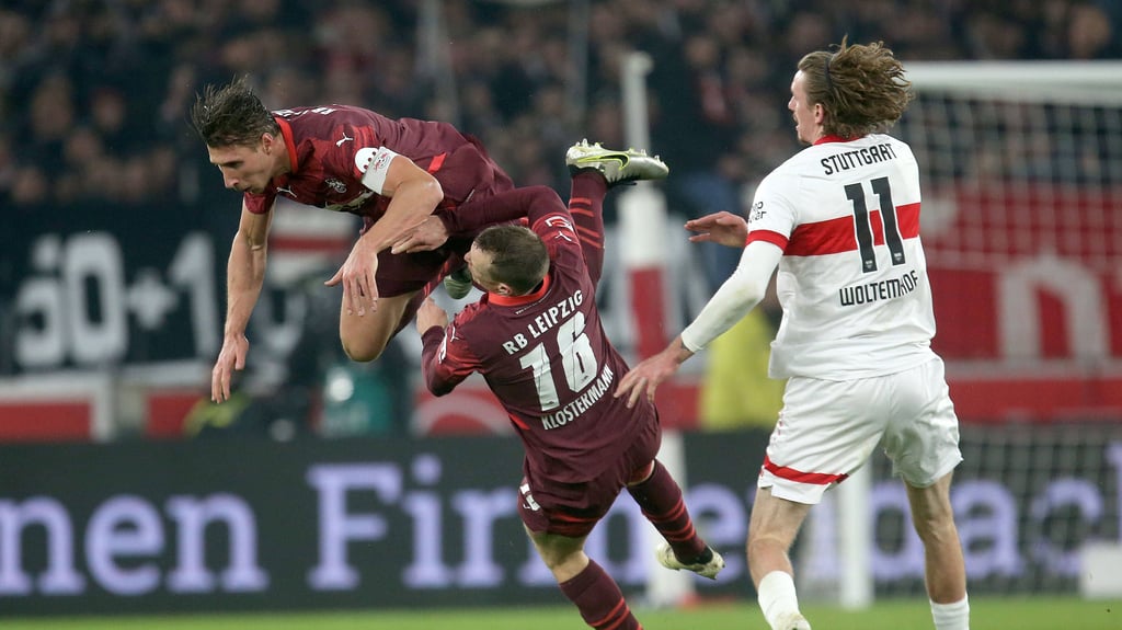 Selbst über den Haufen gerannt: Willi Orban und Lukas Klostermann.