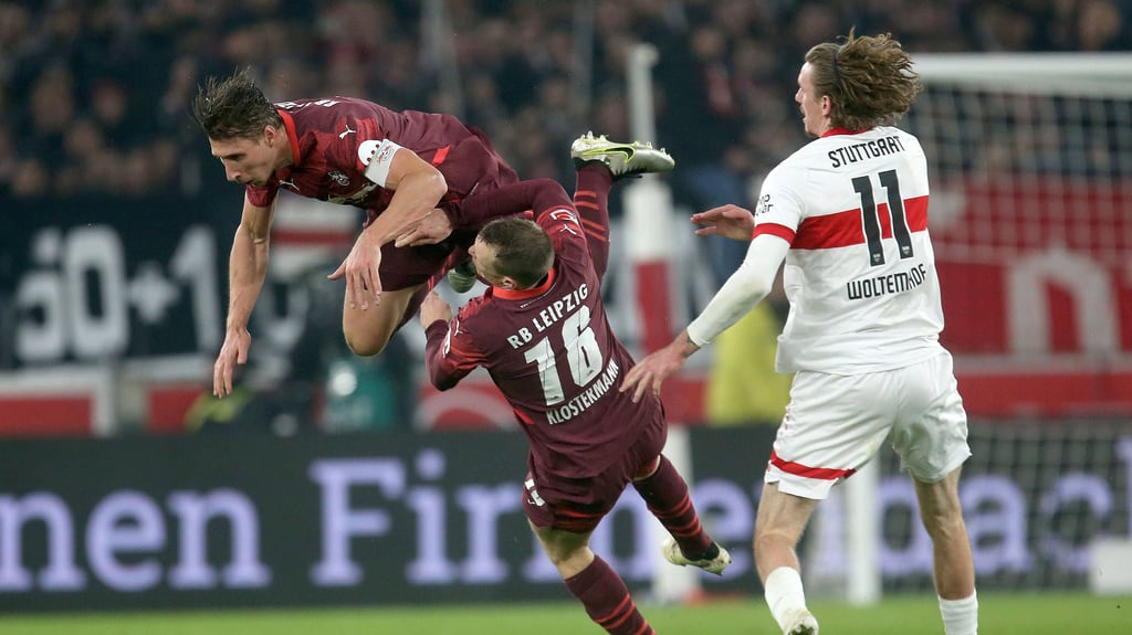 Selbst über den Haufen gerannt: Willi Orban und Lukas Klostermann.