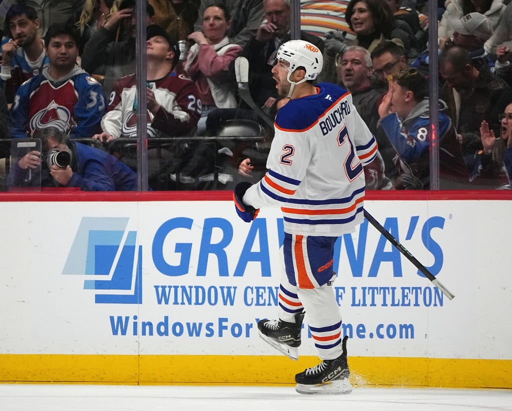 Evan Bouchard erzielte den Siegtreffer für Edmonton.