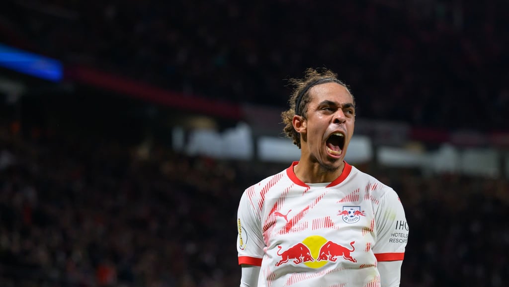 Yussuf Poulsen bejubelte gegen den VfL Bochum bislang vier Tore.