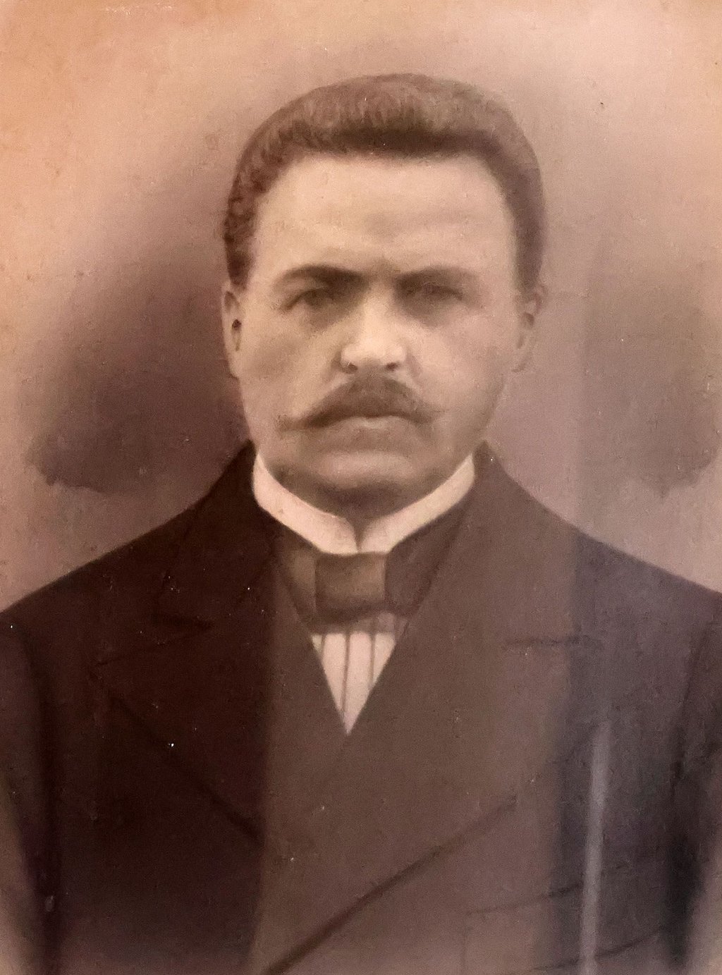 Im "Riestedter Hof" hängt auch ein Foto von Franz Rappmann, dem Großvater von Joachim Rappmann.