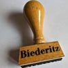 Biederitz-Stempel. 