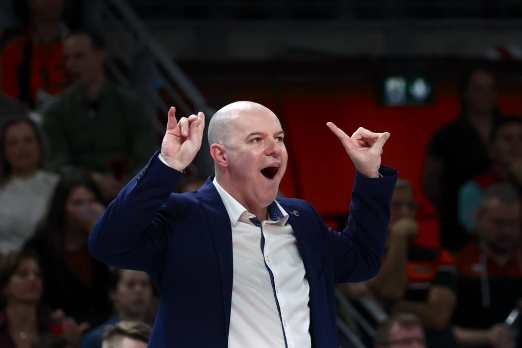 Volleys-Trainer Joel Banks schwärmt von seinem Team.