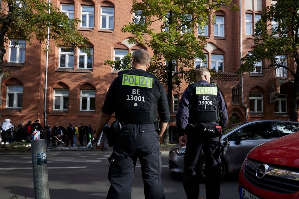 Polizeieinsatz an Gymnasium in Berlin nach Vorfall im Kontext mit dem Nahost-Konflikt. (Archivbild)