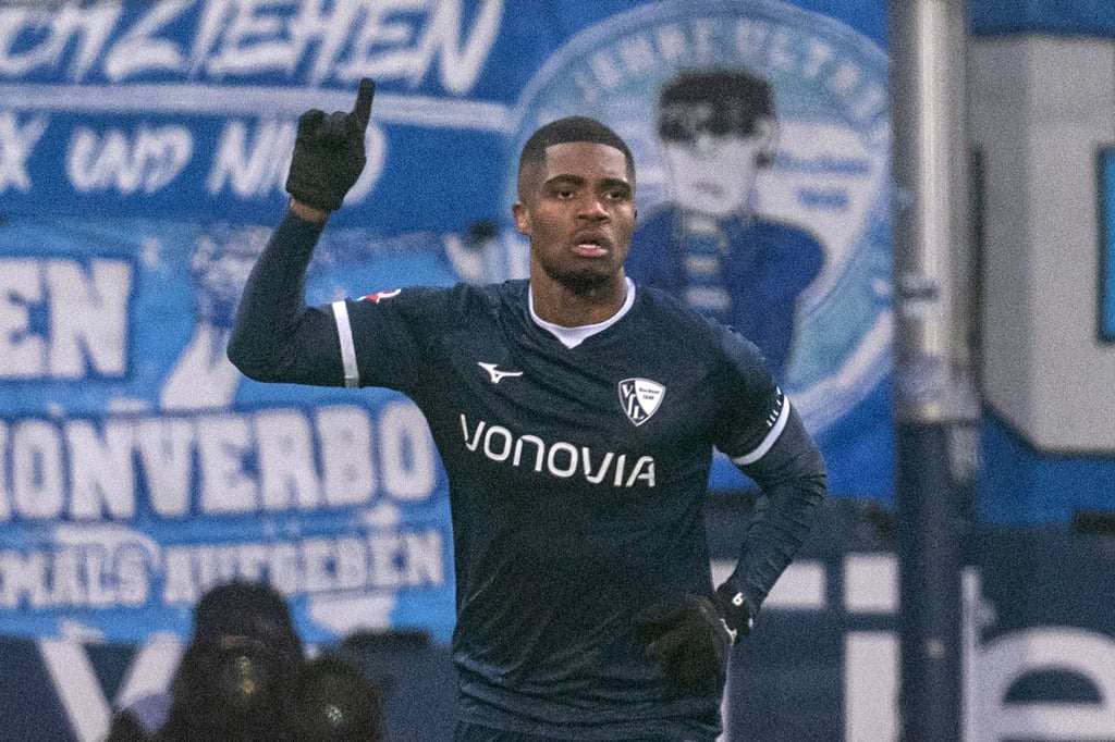 Bochums Torgarantie gegen Leipzig: Stürmer Myron Boadu.