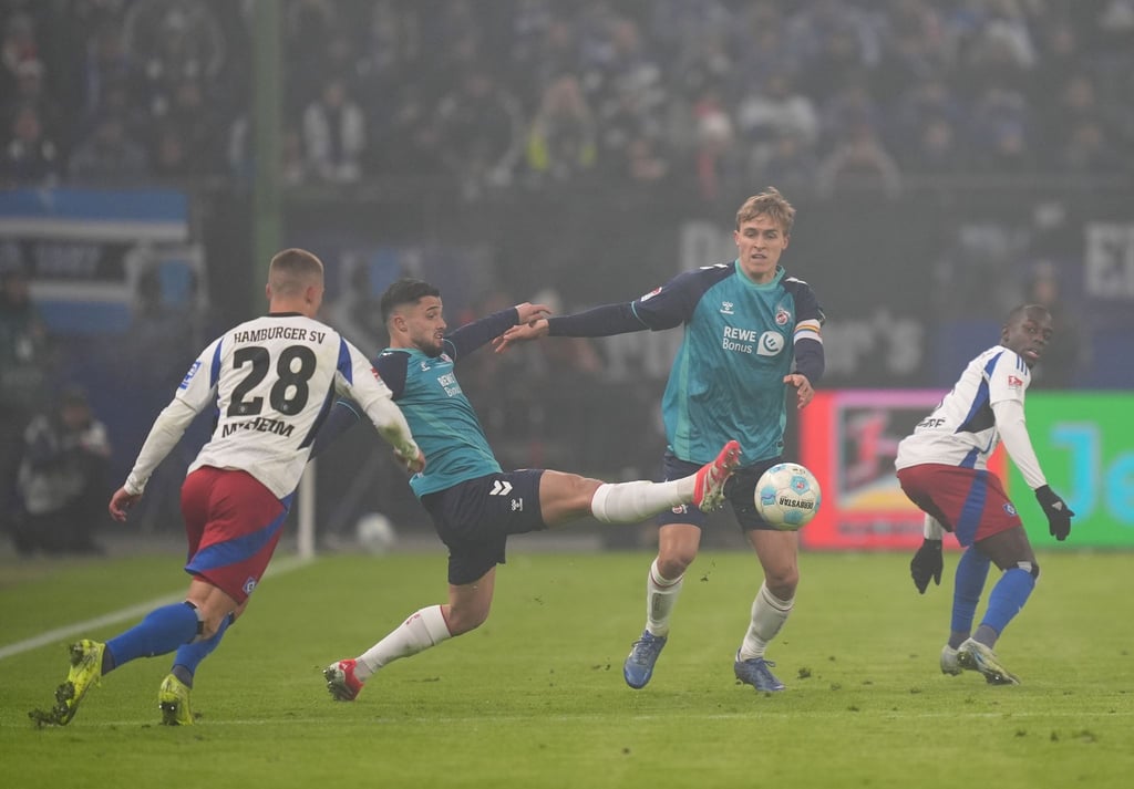 Nicht hochklassig, aber umkämpft: Top-Duell HSV gegen Köln.
