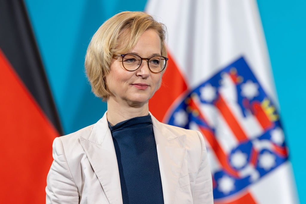 Thüringens Finanzministerin Katja Wolf (BSW) will Investitionen ermöglichen. (Archivbild)