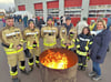 Die Feuerwehr Könnern hatte gemeinsam mit dem Förderverein zum Winterglühen eingeladen.