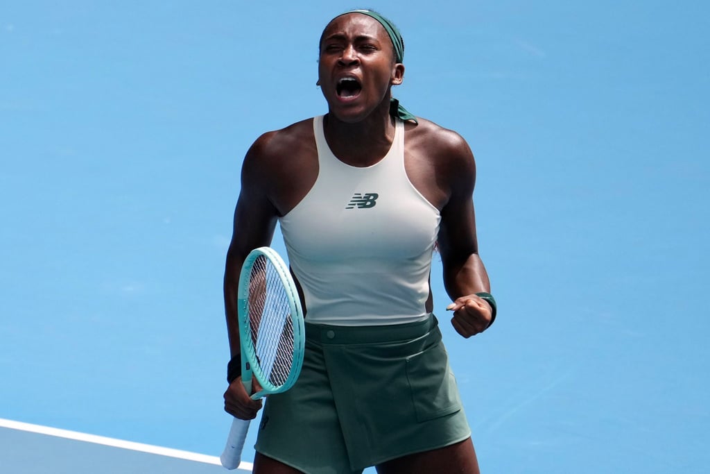 Coco Gauff jubelt über den Viertelfinal-Einzug