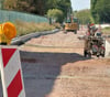 So sah es noch vor einigen Wochen aus, inzwischen sind die Arbeiten an der Ringstraße in Calbe fast abgeschlossen.