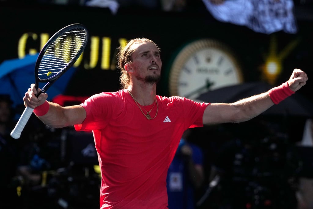 War nach dem Viertelfinalsieg bei den Australian Open erleichtert: Alexander Zverev