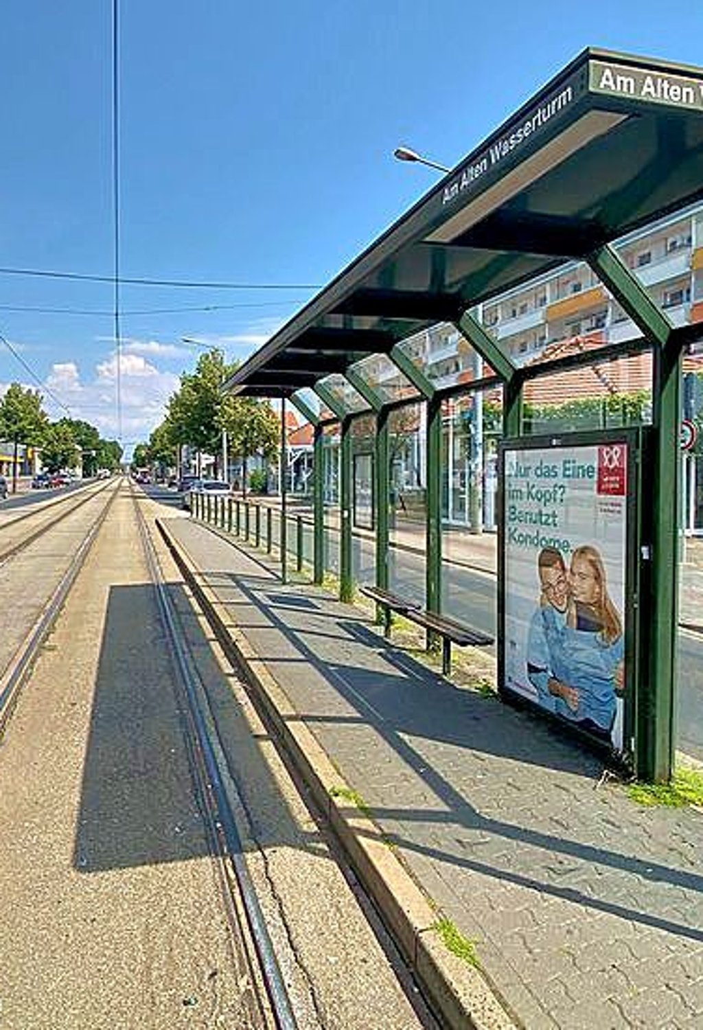 Der Unfall ereignete sich im Oktober 2022 an der Haltestelle am Wasserturm in der Heidestraße.