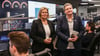 Im vergangenen Februar besuchte Bundesinnenministerin Nancy Faeser (SPD) - hier mit BSI-Präsidentin Claudia Plattner - das Nationale IT-Lagezentrum beim Bundesamt für Sicherheit in der Informationstechnik (BSI) in Bonn.