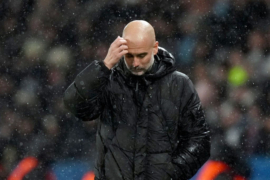 Pep Guardiola erlebte einen Abend zum Vergessen.
