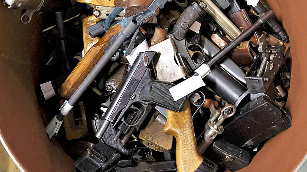 Geerbte Waffen sind einer Frau aus Immenstadt zum Verhängnis geworden.
