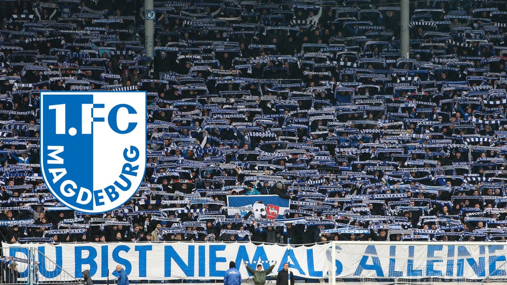 FCM-Fans beim Spiel gegen den Halleschen FC im November 2017 gegen den Halleschen FC.