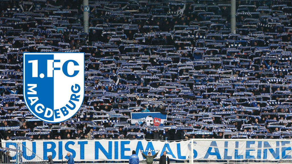FCM-Fans beim Spiel gegen den Halleschen FC im November 2017 gegen den Halleschen FC.