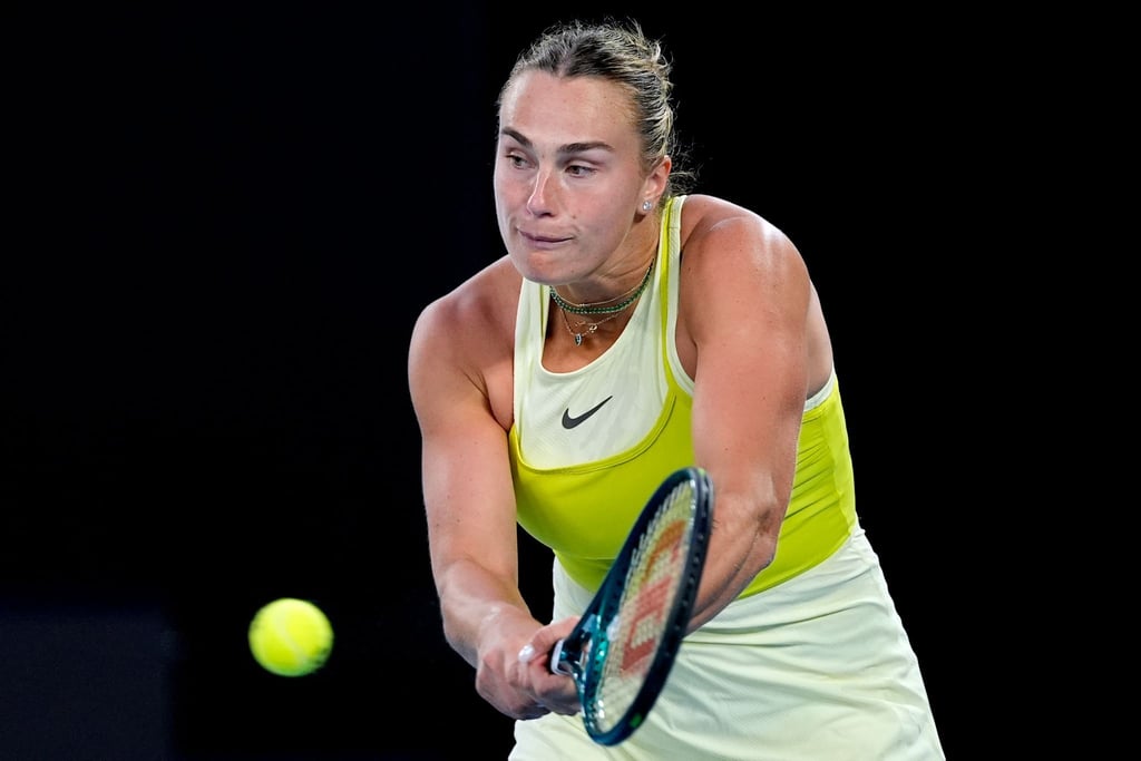 Greift erneut nach der Trophäe bei den Australian Open: Aryna Sabalenka
