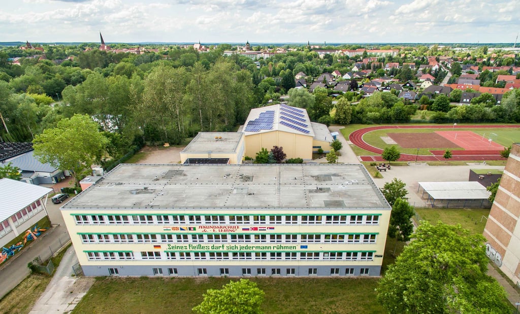 Die Lessing-Schule in Salzwedel ist einer von vielen DDR-Bauten, die die Zeit überdauern.