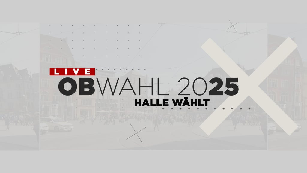 Wahlkampf zum Oberbürgermeister von Halle: Neun Kandidaten traten an, um Halles neues Stadtoberhaupt zu werden.
