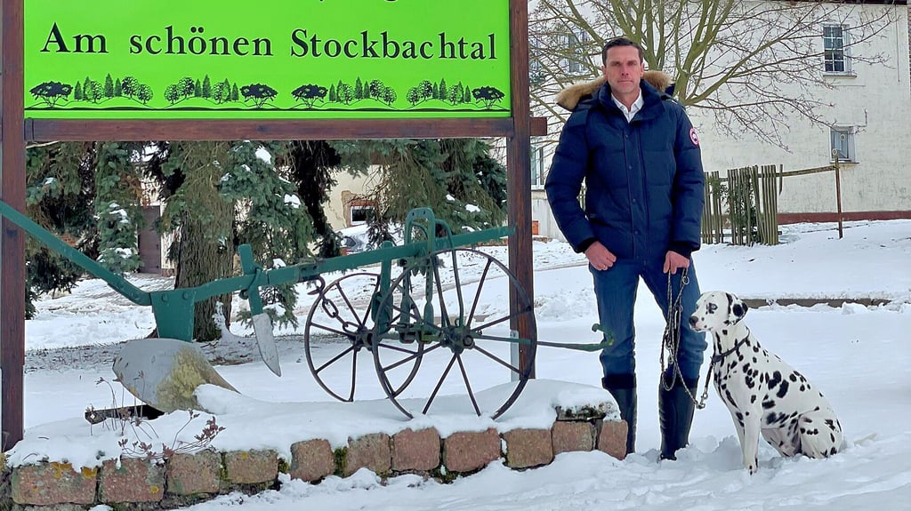 Carsten Reuß ist der Ortsbürgermeister in Greifenhagen (Stadt Arnstein).