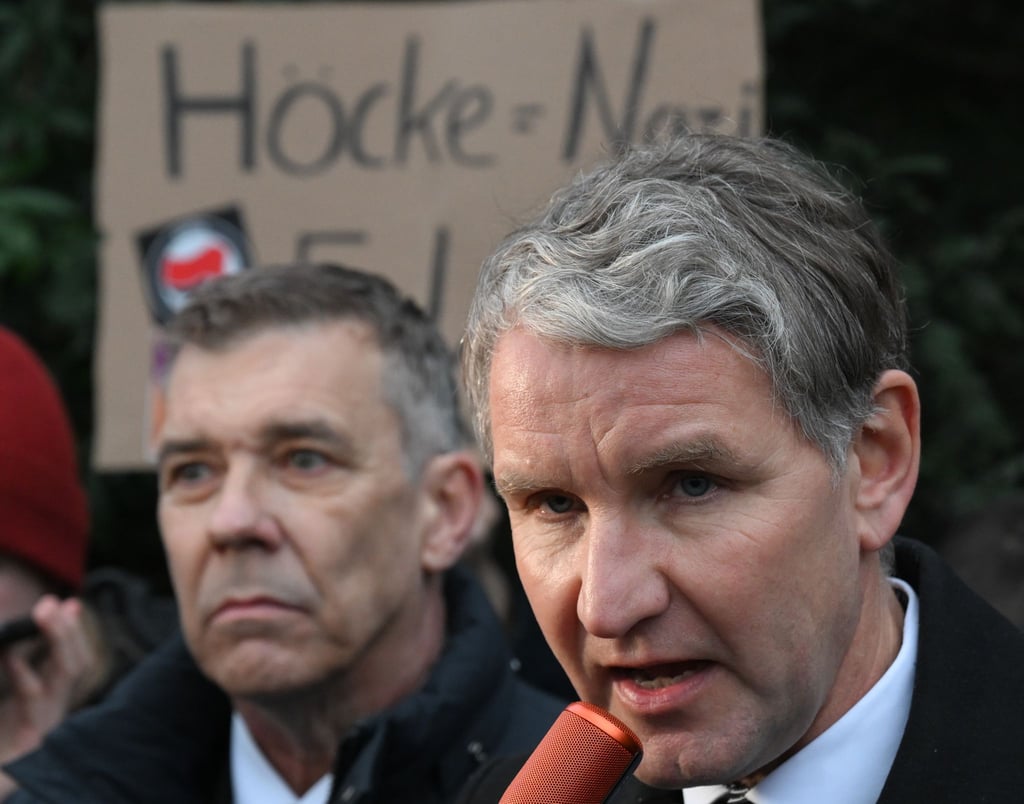 Björn Höcke war nach Aschaffenburg gereist.