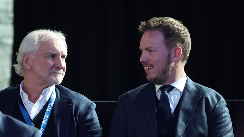 Erfolgreiches DFB-Duo: Rudi Völler und Julian Nagelsmann.