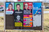 Die ersten Plakate hängen schon. Am 23. Februar wird ein neuer Bundestag gewählt.