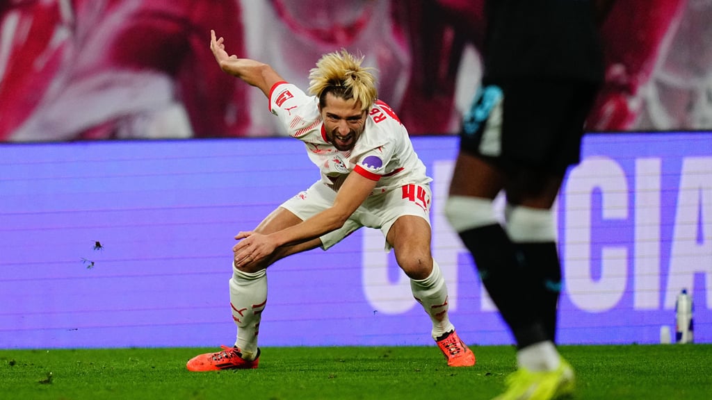Weggeknickt: Kevin Kampl.