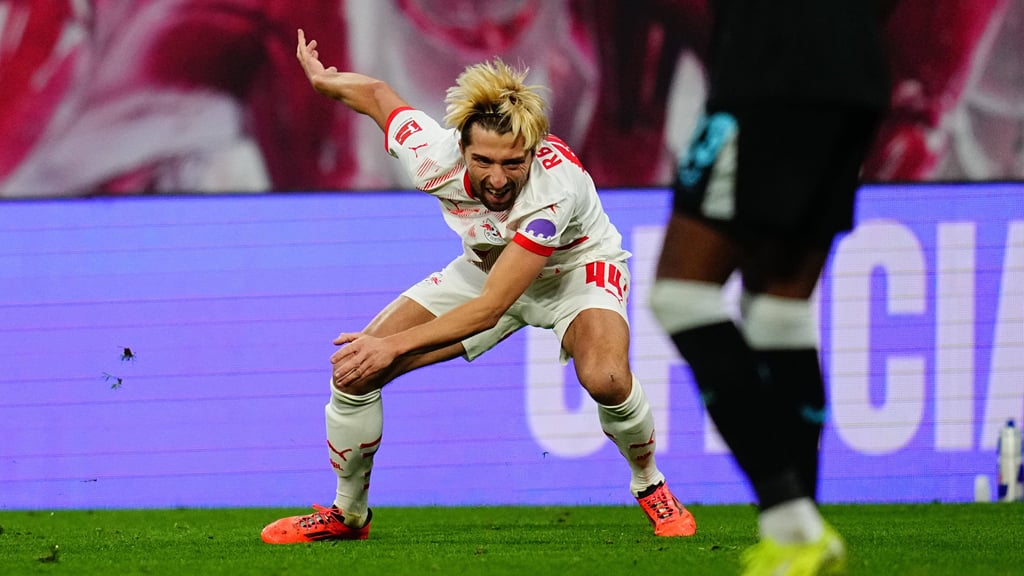 Weggeknickt: Kevin Kampl.