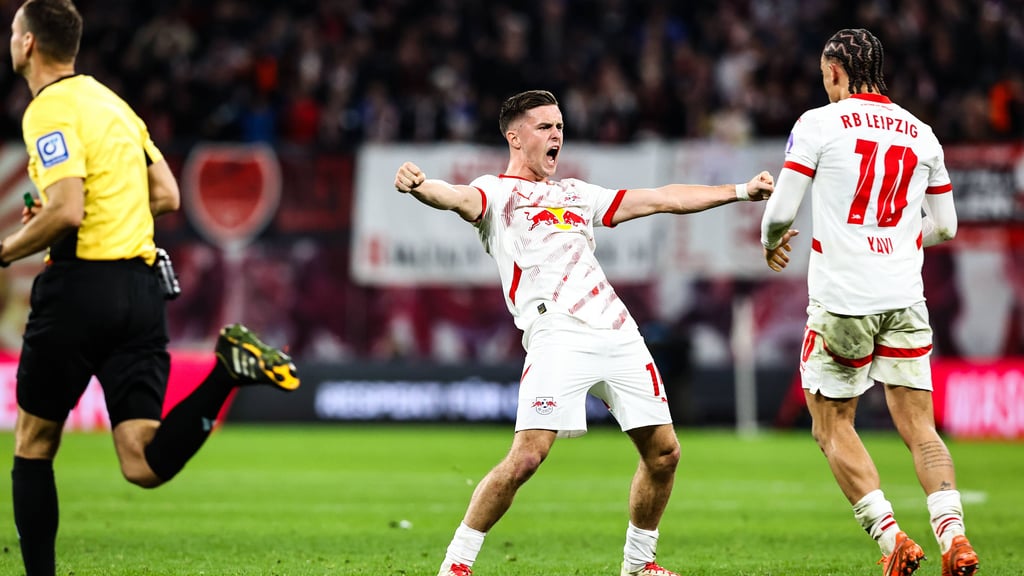 Selbstvertrauen getankt: Christoph Baumgartner und Xavi Simons erzwangen das 2:2.