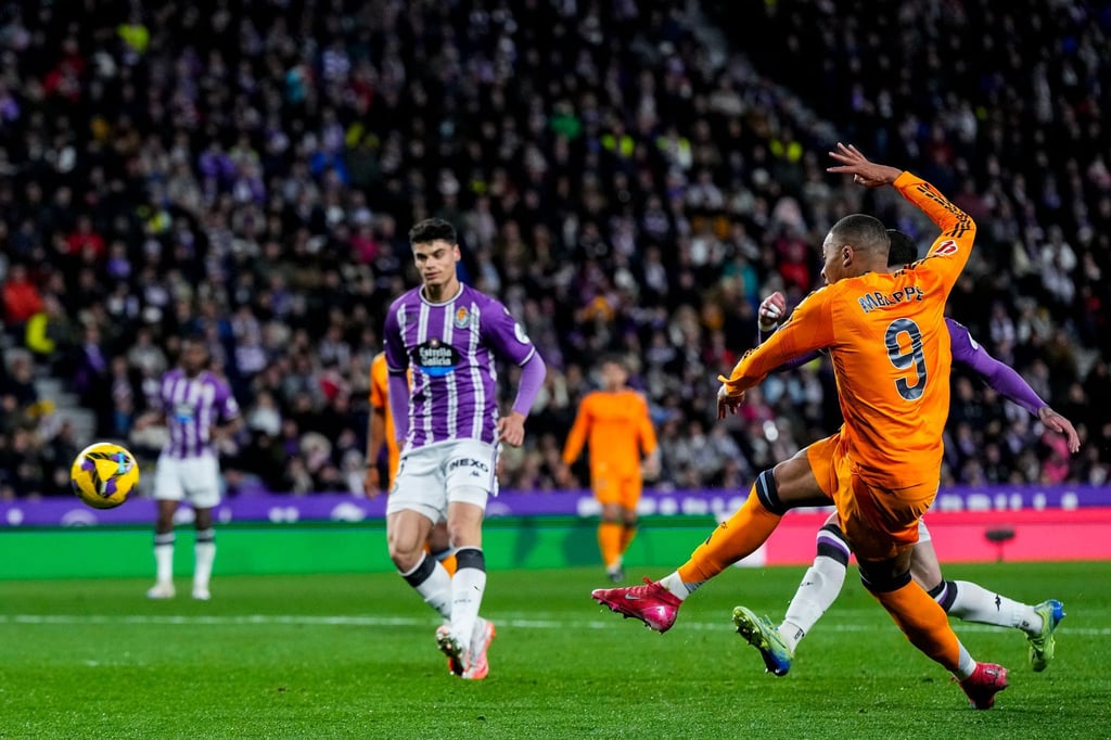 Kylian Mbappé war für Real Madrid der Matchwinner in Valladolid.
