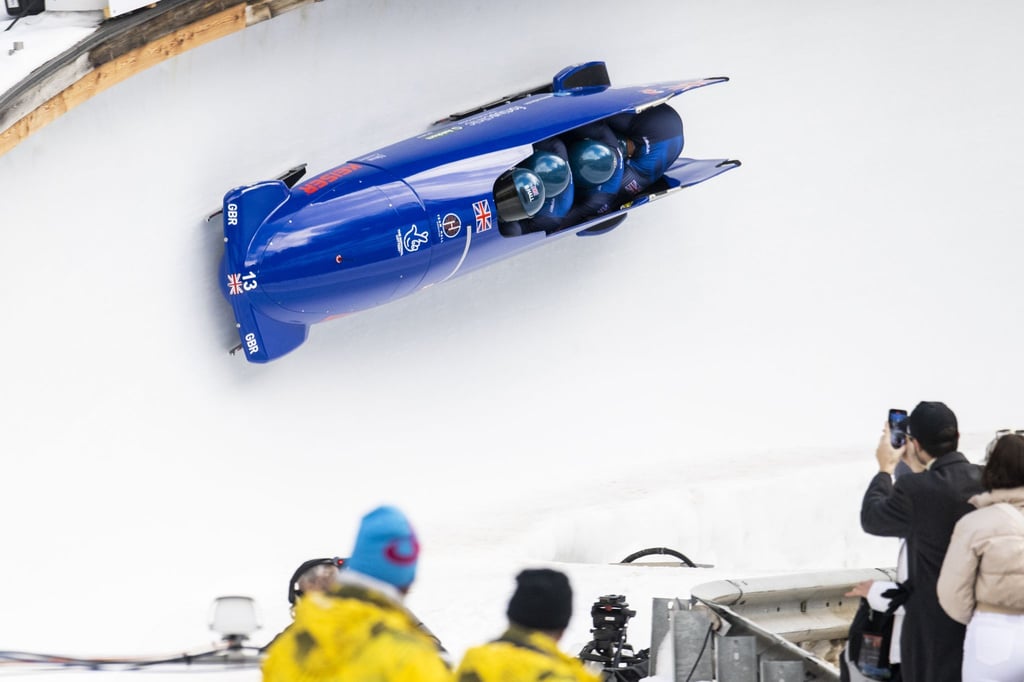 Ausgebremst: Tauwetter verhinderte die Bob-Rennen am Schlusstag des Weltcups in St. Moritz.