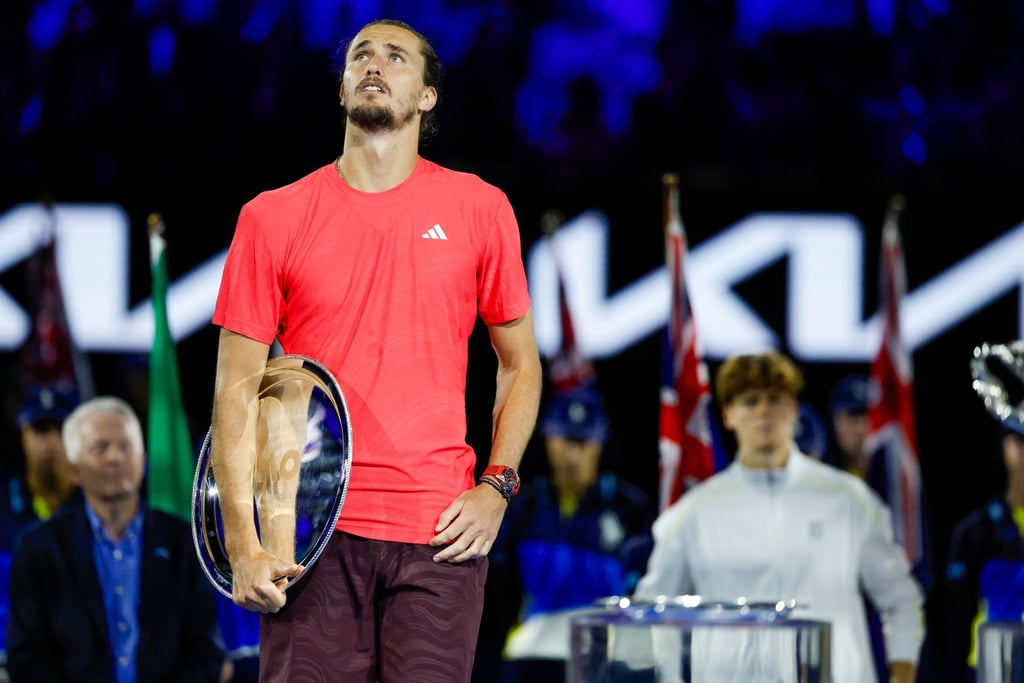 Alexander Zverev wurde bei der Zeremonie von einem Zwischenruf einer Zuschauerin gestört