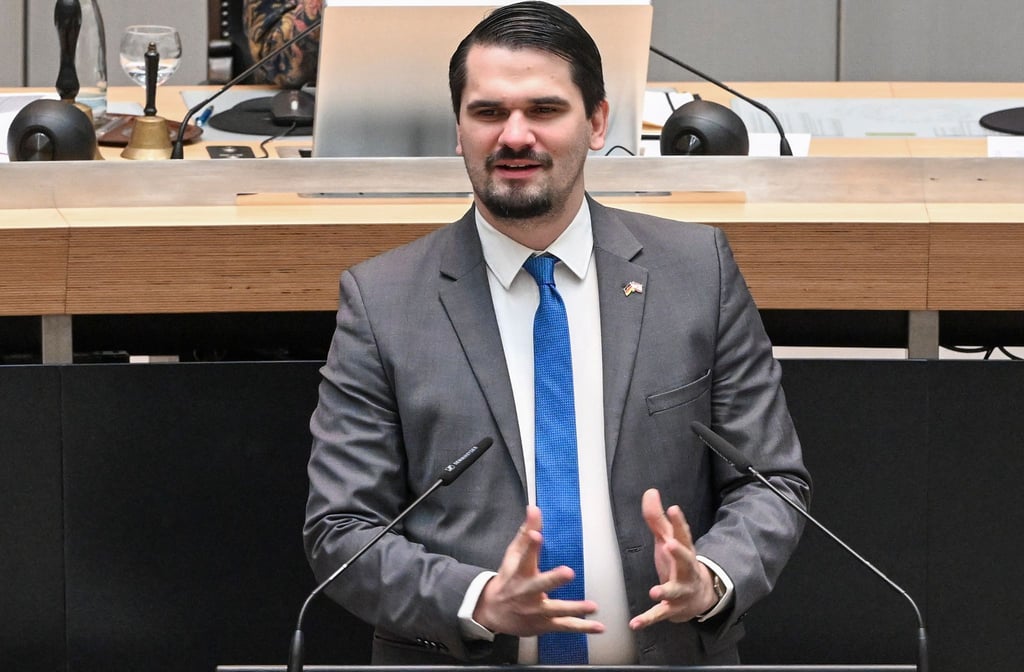 Der AfD-Abgeordnete Marc Vallendar provozierte im Innenausschuss Zwischenrufe. (Archivfoto)