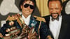 Für das Album „Thriller“ wurden Michael Jackson und Quincy Jones mit mehreren Grammys ausgezeichnet.