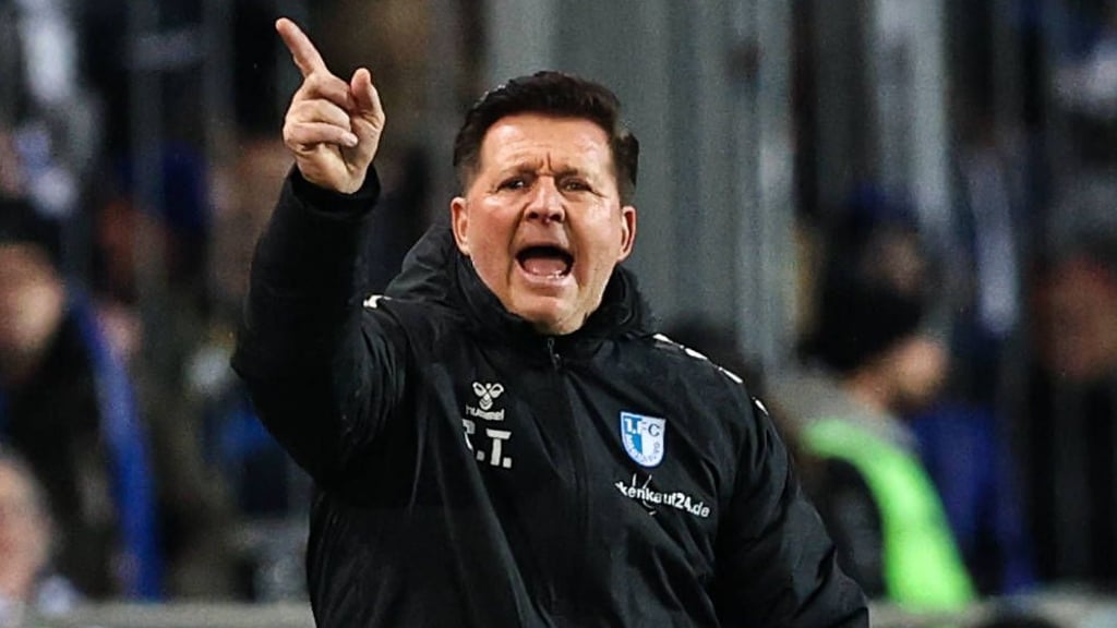 Christian Titz, Cheftrainer vom 1. FC Magdeburg, spielte nur Unentschieden gegen Eintracht Braunschweig.