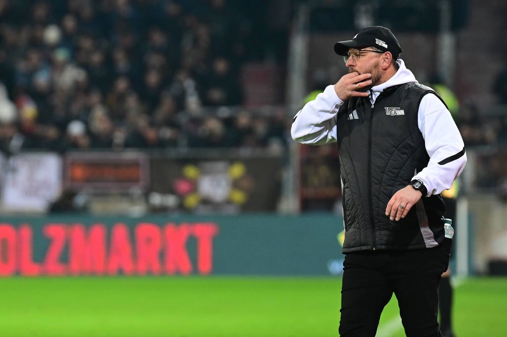 Steffen Baumgart beim Spiel vom 1. FC Union Berlin.