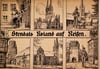 Diese Neujahrskarte, Ende der 1920er Jahre erschienen, verarbeitet eine Sage. Laut der soll Roland in der Nacht vom Sockel gestiegen sein, um in der Stadt für Recht und Ordnung zu sorgen. 