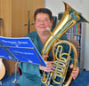 Erika Schmidt spielt nicht nur Baritonhorn im Posaunenchor, sondern engagiert sich auch im Heimatverein.