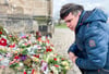 An der Johanniskirche in Magdeburg werden weiter Blumen und Kerzen abgelegt: Falko Jentsch war  am Abend des Anschlags vor Ort. 