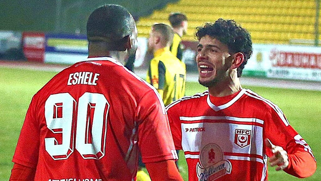Serhat Polat (r.) und Manassé Eshele überzeugten in Plauen.