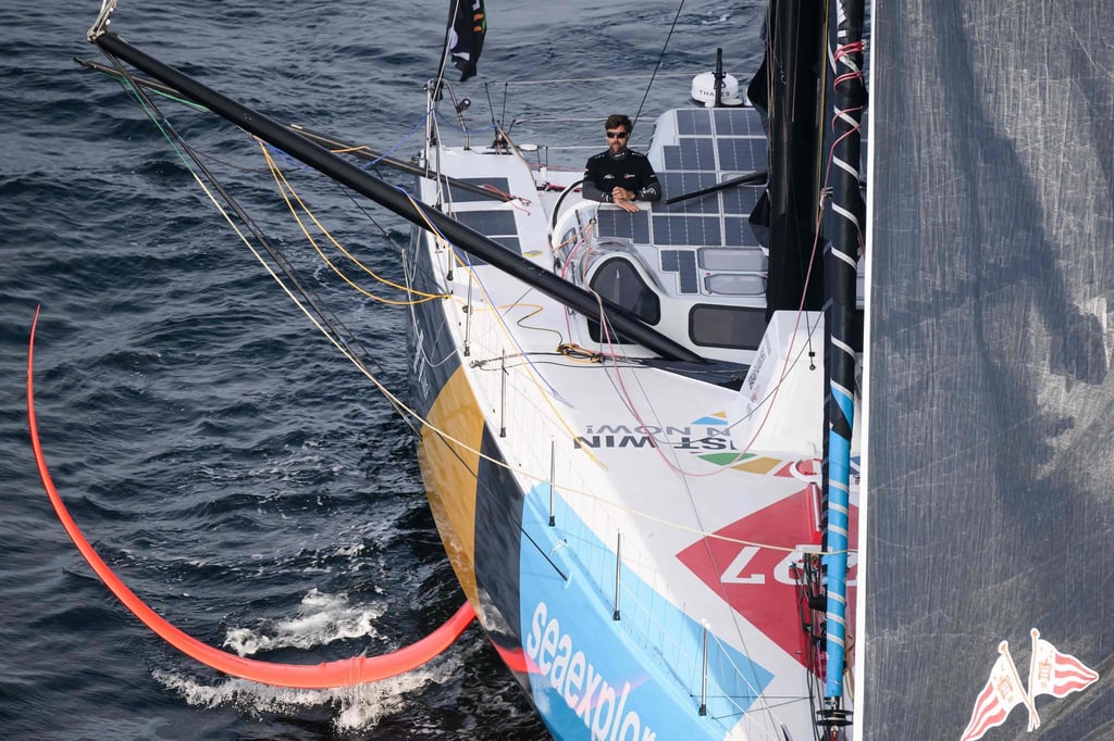 Boris Herrmann segelt mit seiner Imoca-Yacht „Malizia - SeaExplorer“.