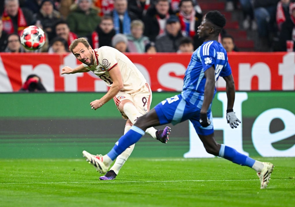 Münchens Harry Kane im Spiel gegen Bratislava.