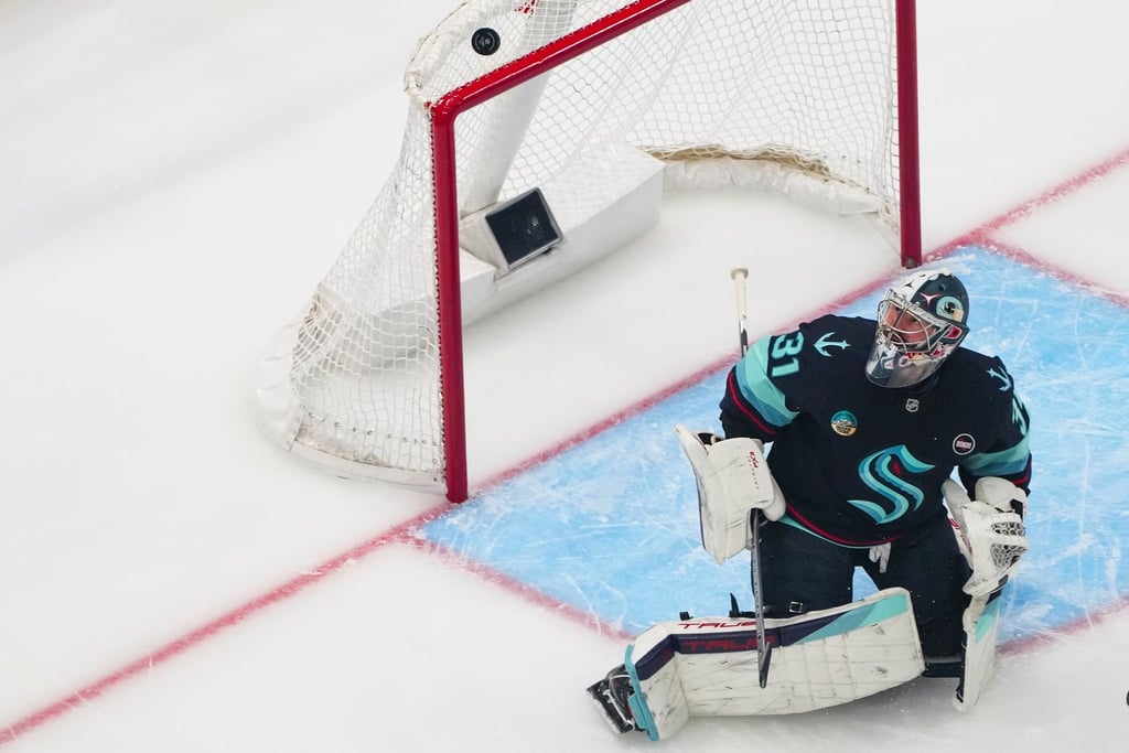 Spielt seine schwächste NHL-Saison seit Jahren: Philipp Grubauer.
