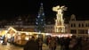 Ein Magnet: der Weihnachtsmarkt in Quedlinburg, der auf dem Marktplatz der Stadt stattfindet.