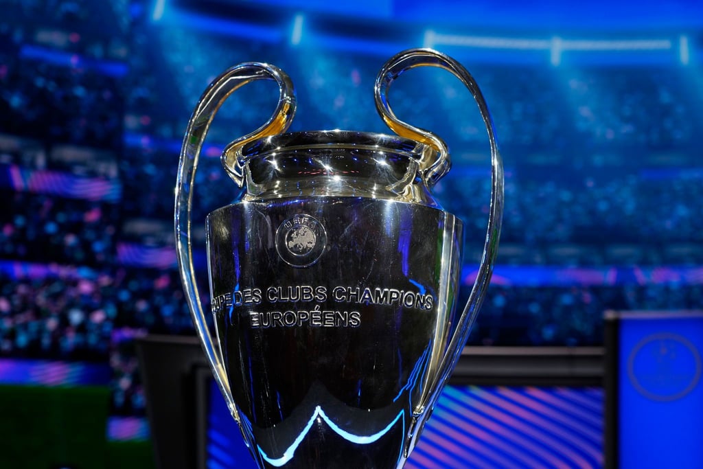 Das Objekt der Begierde: Der Champions-League-Pokal.