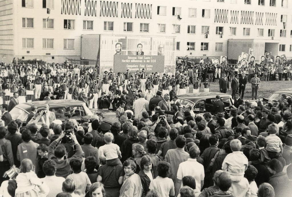 Der Revolutionsheld Castro wurde in der DDR gefeiert.
