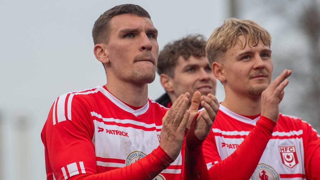 Der HFC will Niclas Stierlin (l.) halten.